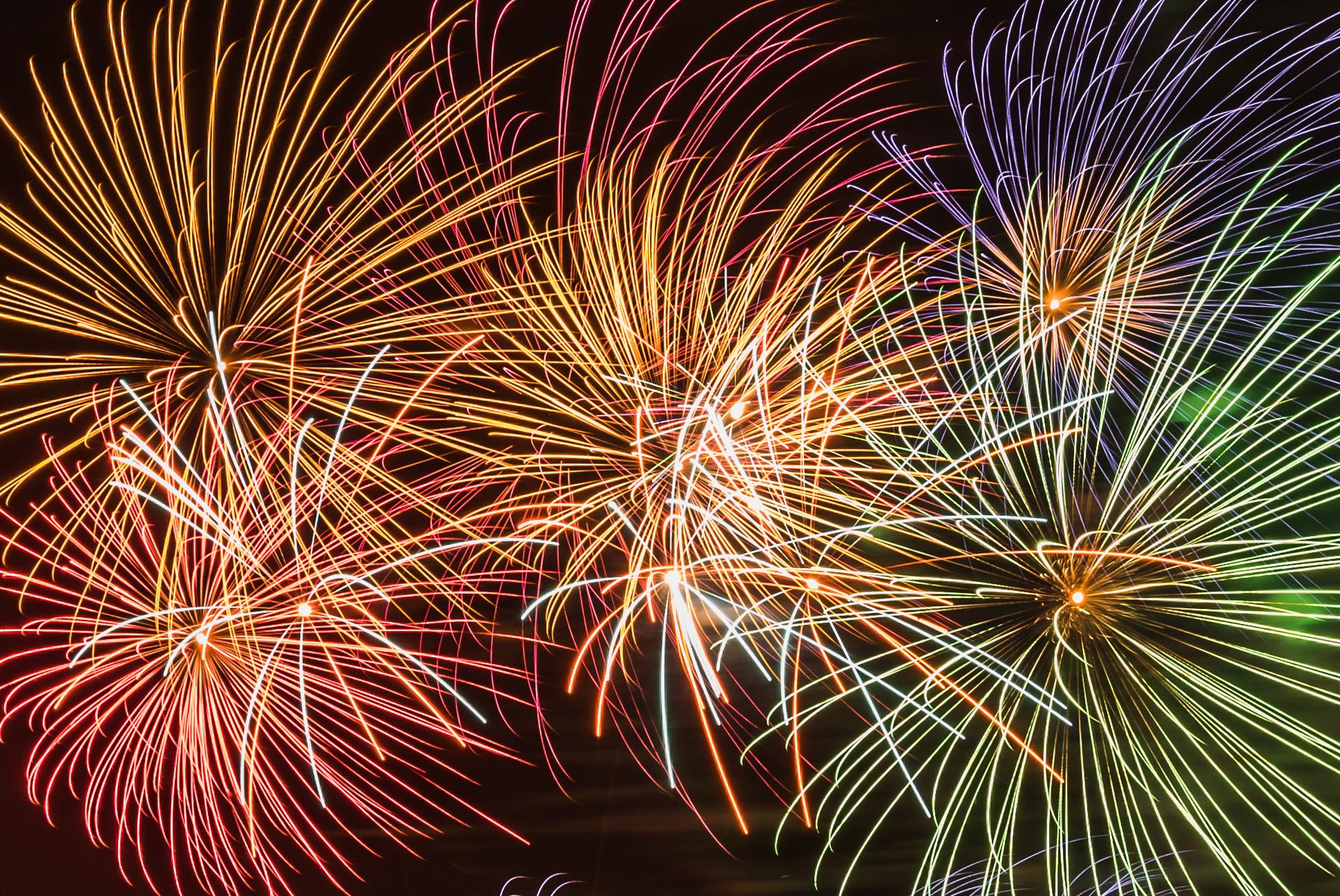 Booking information for corporate firework displays in 2026