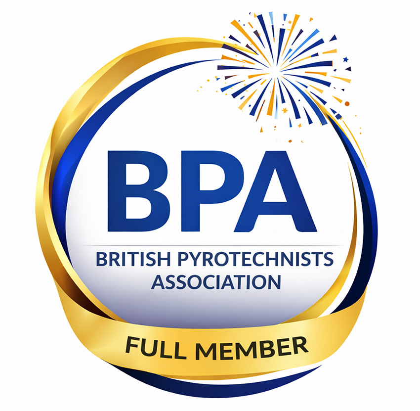 Flashpoint Fireworks - Full Members of the BPA (British Pyrotechnists Association)