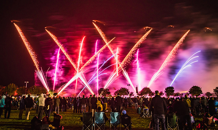 Lower Noise Firework displays by Flashpoint Fireworks - Contact our team
