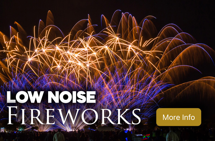 Five position wedding firework display