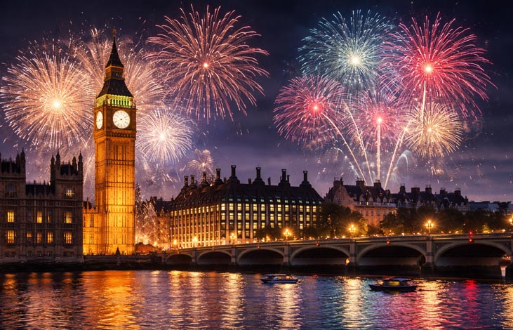 New Years Eve Professional Firework Displays. Contact Flashpoint Fireworks