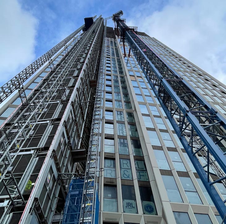 Head for heights, roof-top firework displays by Flashpoint Fireworks