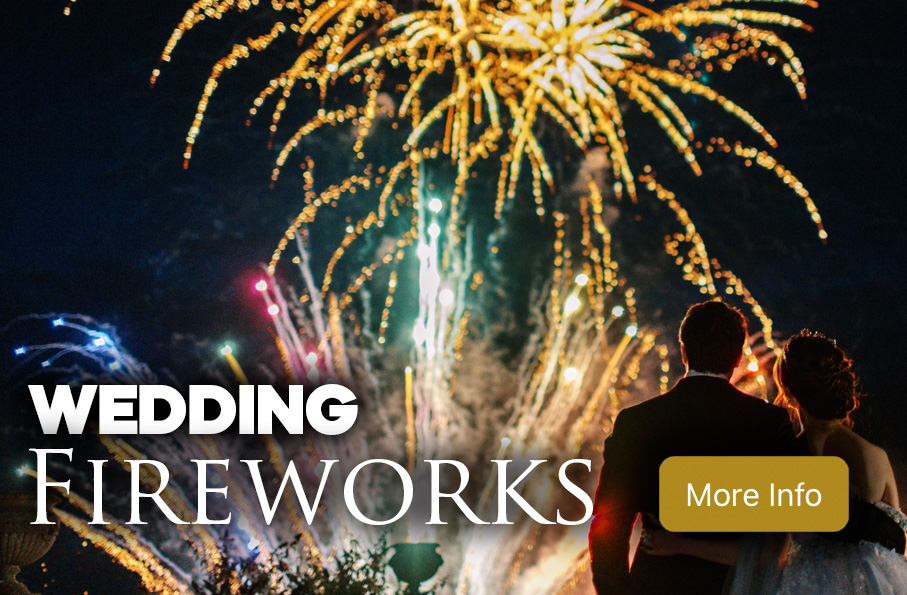 Three position wedding firework display