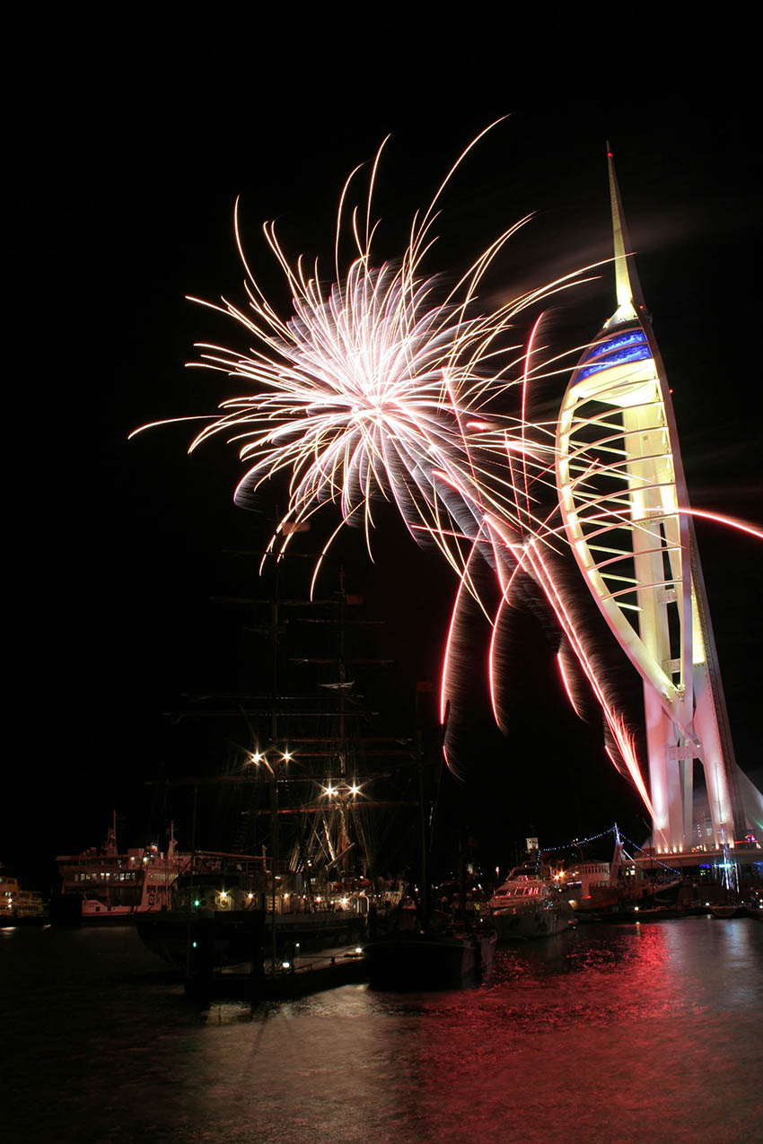  Fireworks for BBC Children in Need at the Spinnaker Tower in Portsmouth 